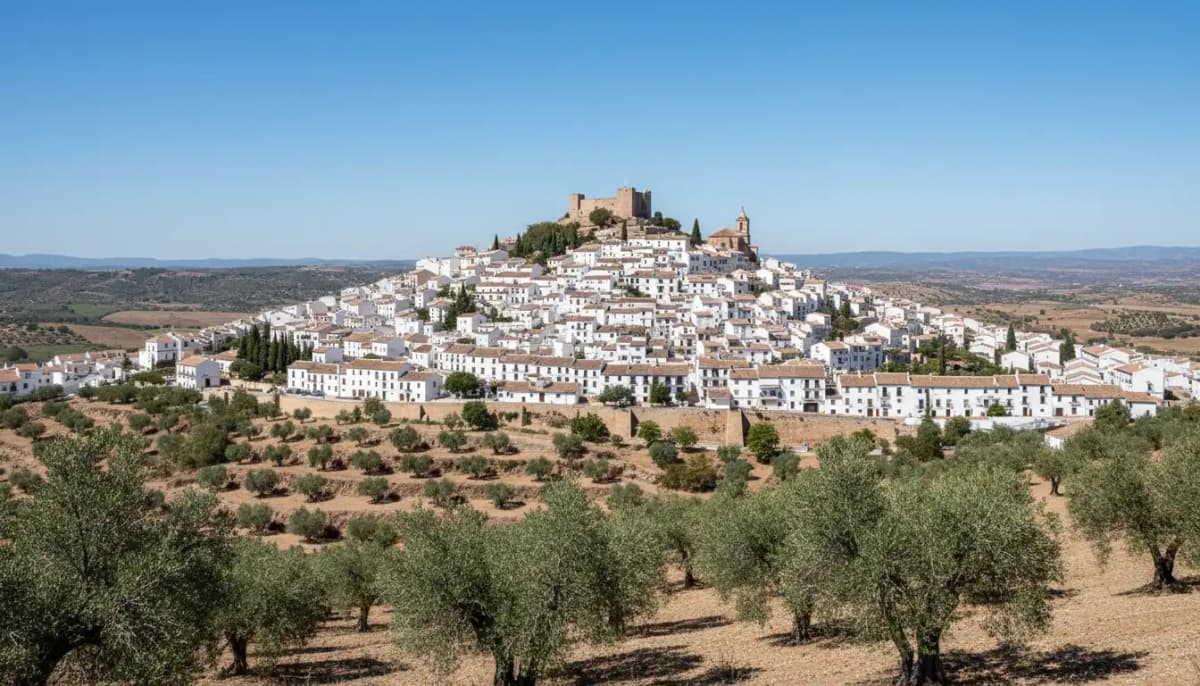 White village of Olvera in Andalusia