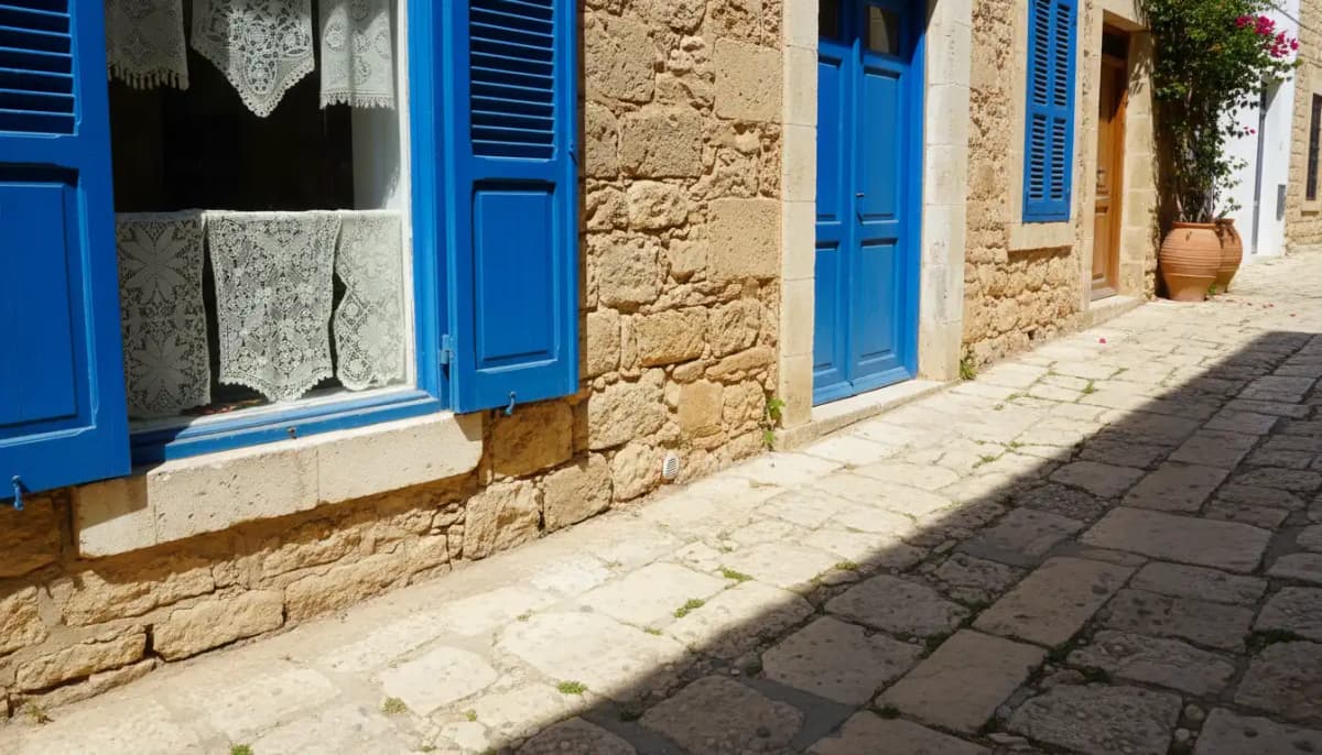 Traditional lace village in Cyprus